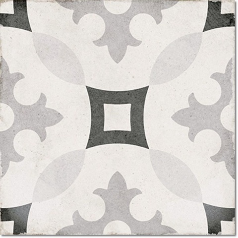 Art Nouveau Karlsplatz Grey 20x20