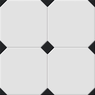 Betera Black White Rect. 58x58
