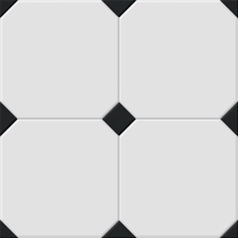 Betera Black White Rect. 58x58