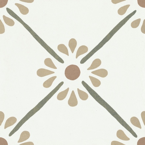 Provenza Green Flower 22,3x22,3