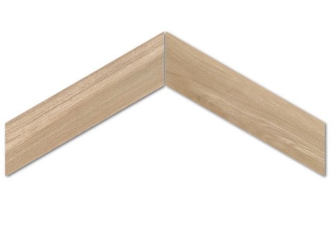Sleek Wood Beige Chevron Nat. 11x54