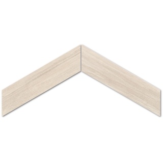 Sleek Wood White Chevron Nat. 11x54