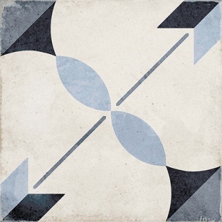 ART NOUVEAU ARCADE BLUE 20X20 24411
