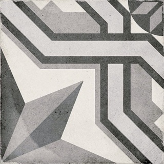 ART NOUVEAU CINEMA GREY 20X20 24414