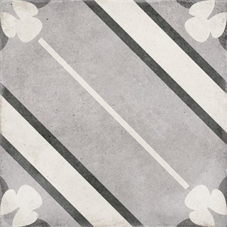 ART NOUVEAU INSPIRE GREY 20X20 24415