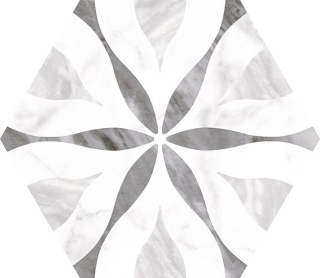BARDIGLIO HEXAGON FLOWER 17,5X20 23772