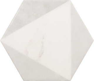 CARRARA HEXAGON PEAK 17,5X20 23102
