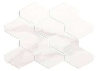 MOZAIKA STATUARIO WHITE MOSAIC 17,5x23 g.1 CC