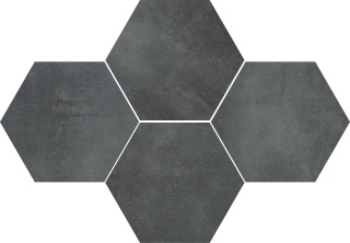 Mozaika HEKSAGON STARK GRAPHITE 28,3x40,8 g.1 SG