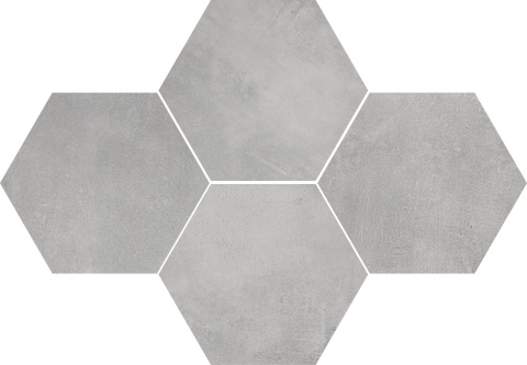 Mozaika HEKSAGON STARK GREY 28,3x40,8 g.1 SG