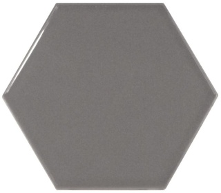 HEXAGON DARK GREY 12,4X10,7HX 21913
