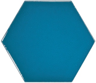 HEXAGON ELECTRIC BLUE 12,4X10,7HX 23836