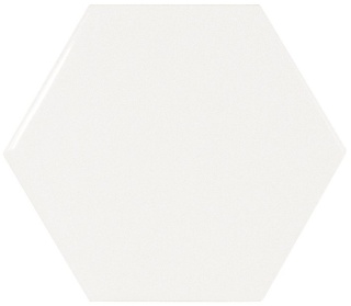 HEXAGON WHITE 12,4X10,7HX 21911