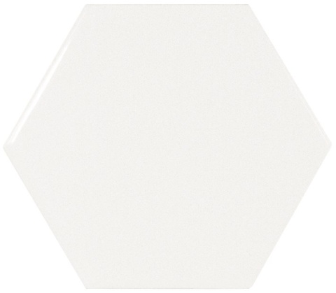 HEXAGON WHITE 12,4X10,7HX 21911