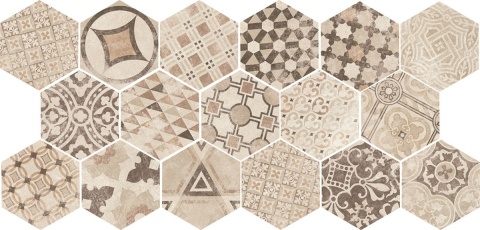 HEXATILE CEMENT GARDEN SAND 17,5X20 22098
