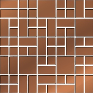 MOZAIKA COPPER GLASS 25X25 G.1 CC