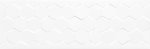 Pś CCR12-1 HEXAGON WHITE GLOSSY RETT 25x75 g.1 CC