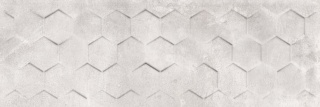Pś NEXT GREY HEXAGON RETT. 25x75 G.1 BC