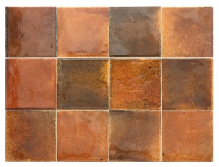 HANOI BURNT RED 10x10 30018